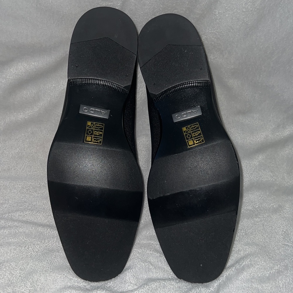 Aldo Black Slip On Loafers - Picture 2 of 4